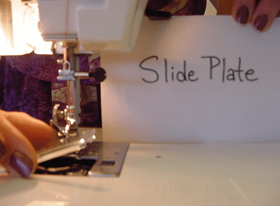 Slide Plate sewing machine