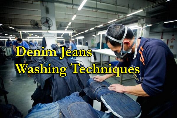 denim jeans washing