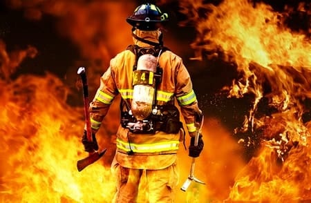 Flame retardant finishing treatment