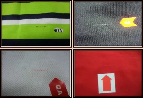 Various garment defects