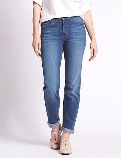 Straight leg jeans