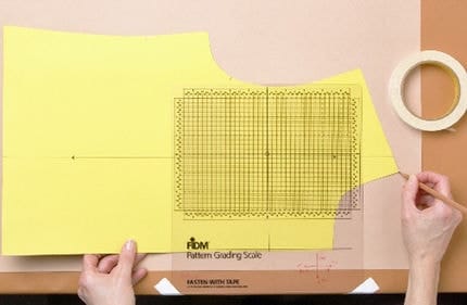 Manual pattern grading