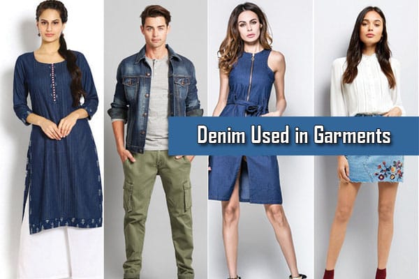 denim used in garments