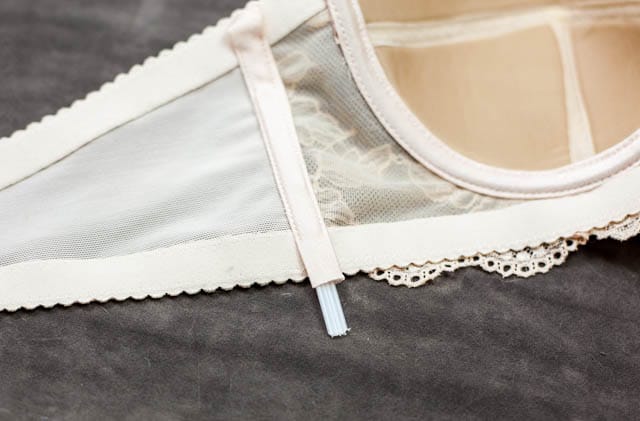 Add side boning to strapless bra