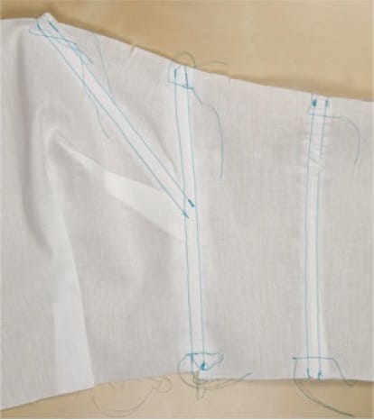 Sewing techniques of boning