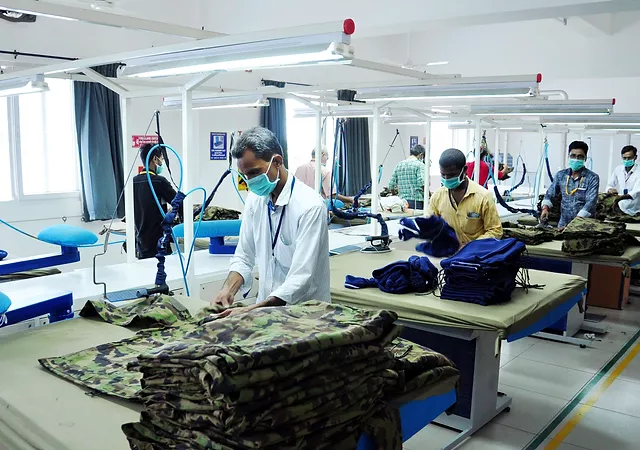 garment finishing department