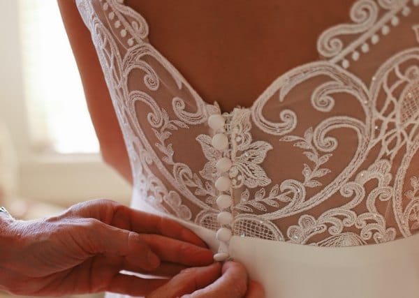 lace fabric in dress