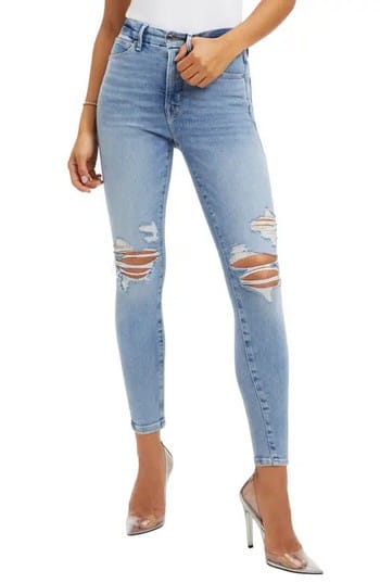 distressed jeans