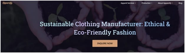 Sustainable clothing manufacturer