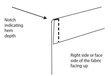 notches and use the Lockstitch