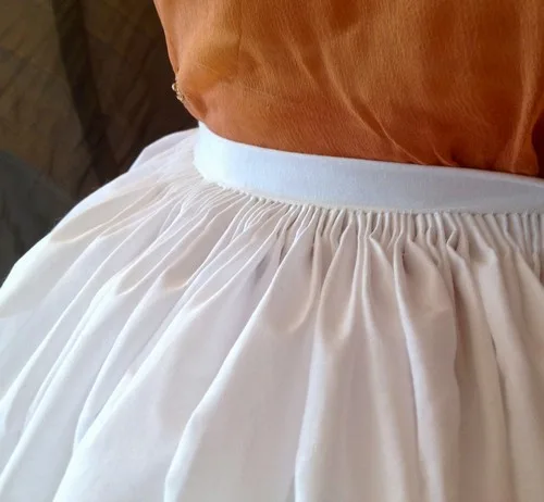 Cartridge pleat skirt