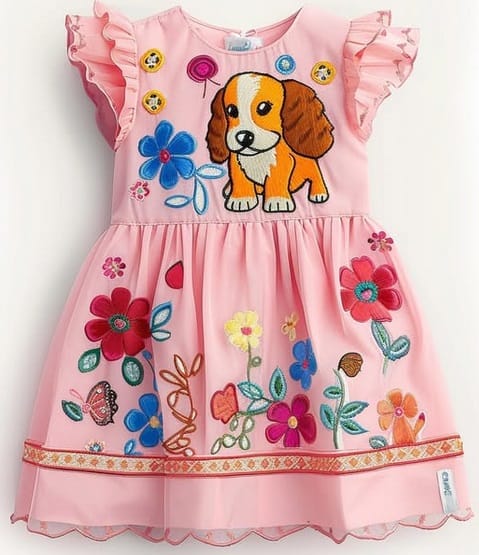 Patches and appliqués on children wear