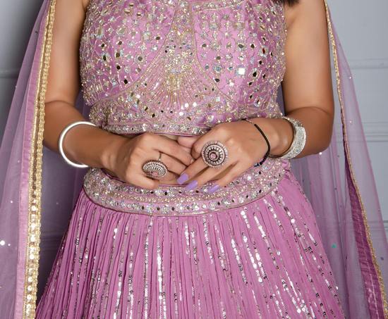 Sequins and beads works