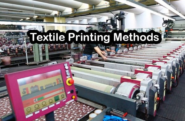 textile printing methods