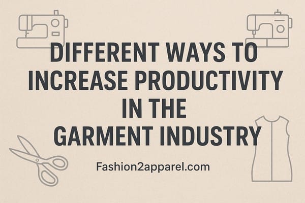 Increase Productivity in the Garment Industry