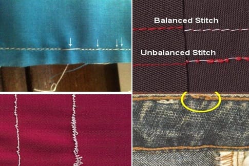 Stitch formation defects